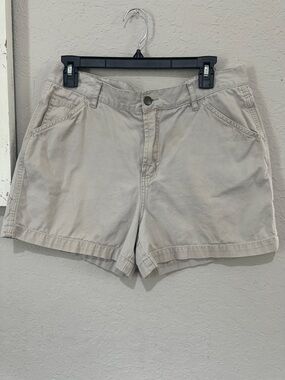 Women’s Classic Mid-Rise Bermuda Shorts in Light Taupe